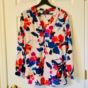 Vince Camuto Floral Blouse